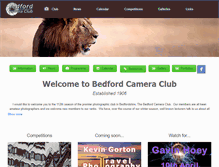 Tablet Screenshot of bedfordcameraclub.co.uk